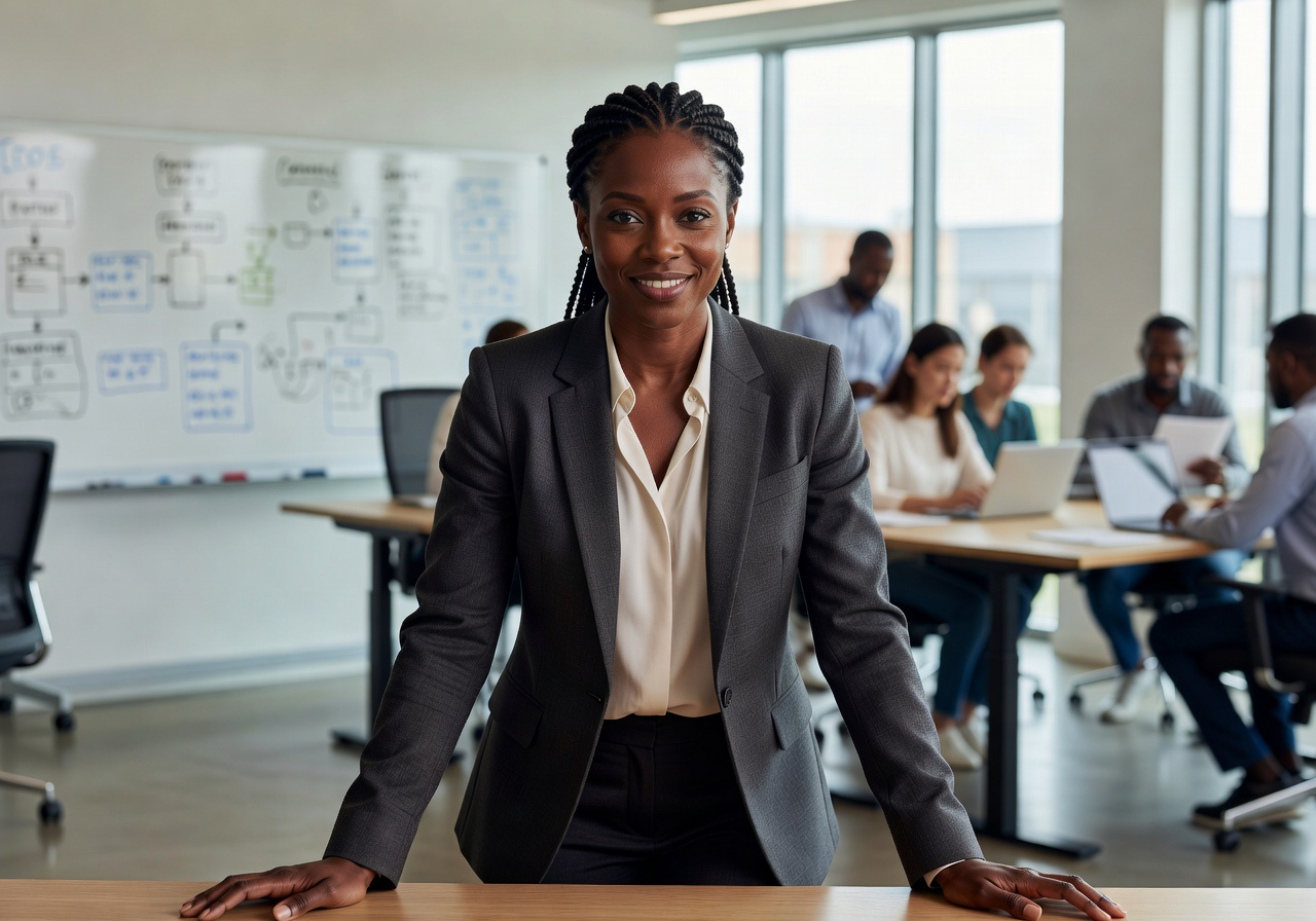 Amara Okafor startup founder portrait