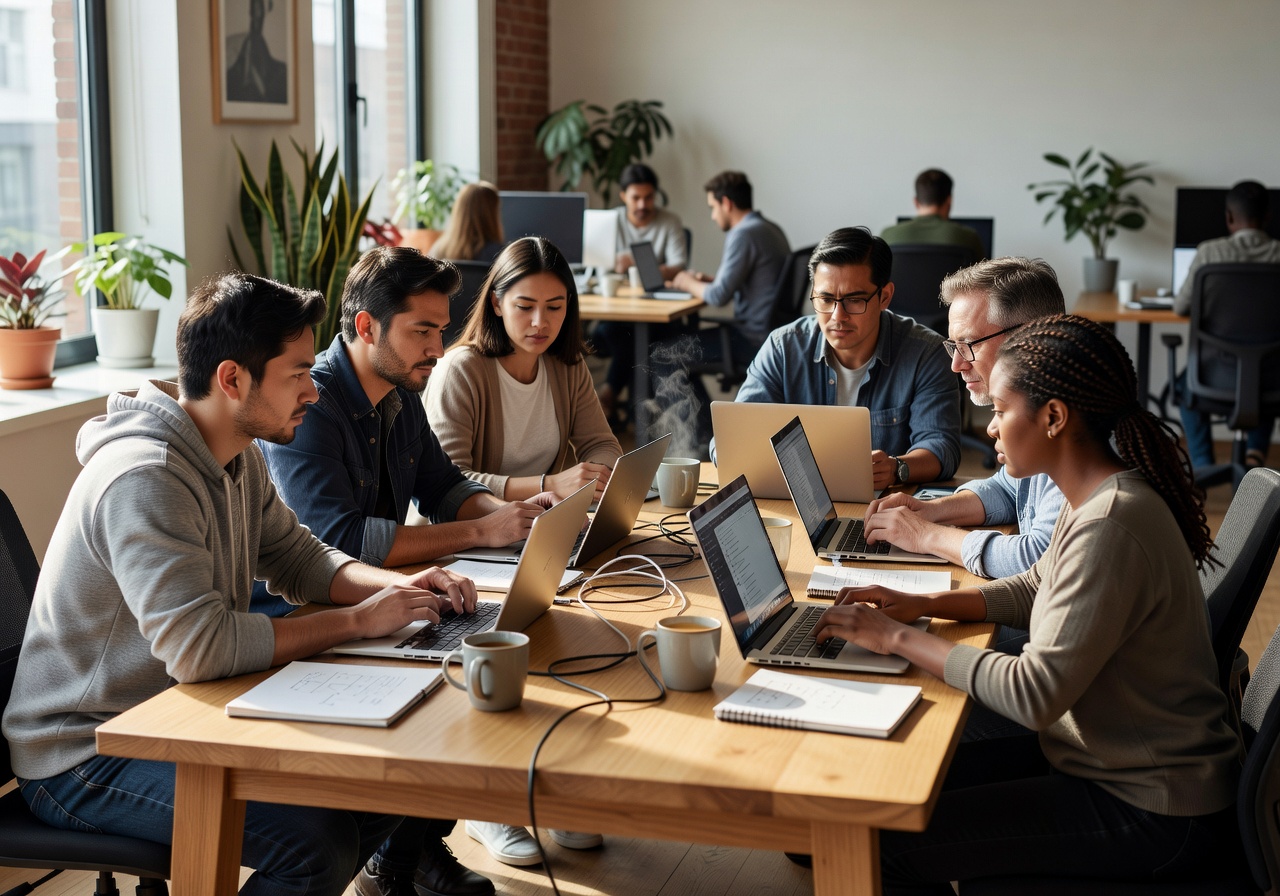 Online community moderators collaborating